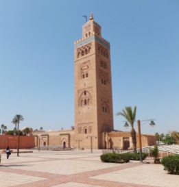 A mosque off the Jemaa el-Fnaa